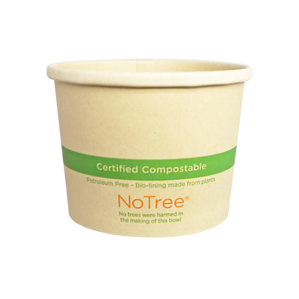 World Centric 12 oz NoTree Tall Paper Bowl | 165-Series | 500/cs