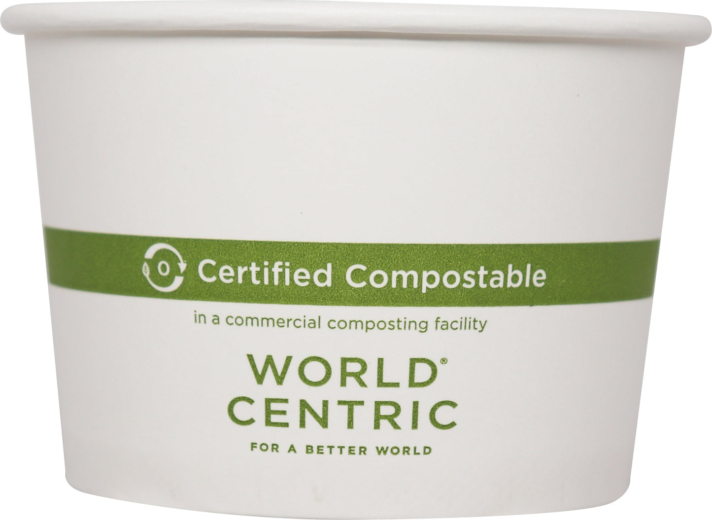 World Centric 16 oz FSC® Paper Bowl, White | 155-Series | 500/cs