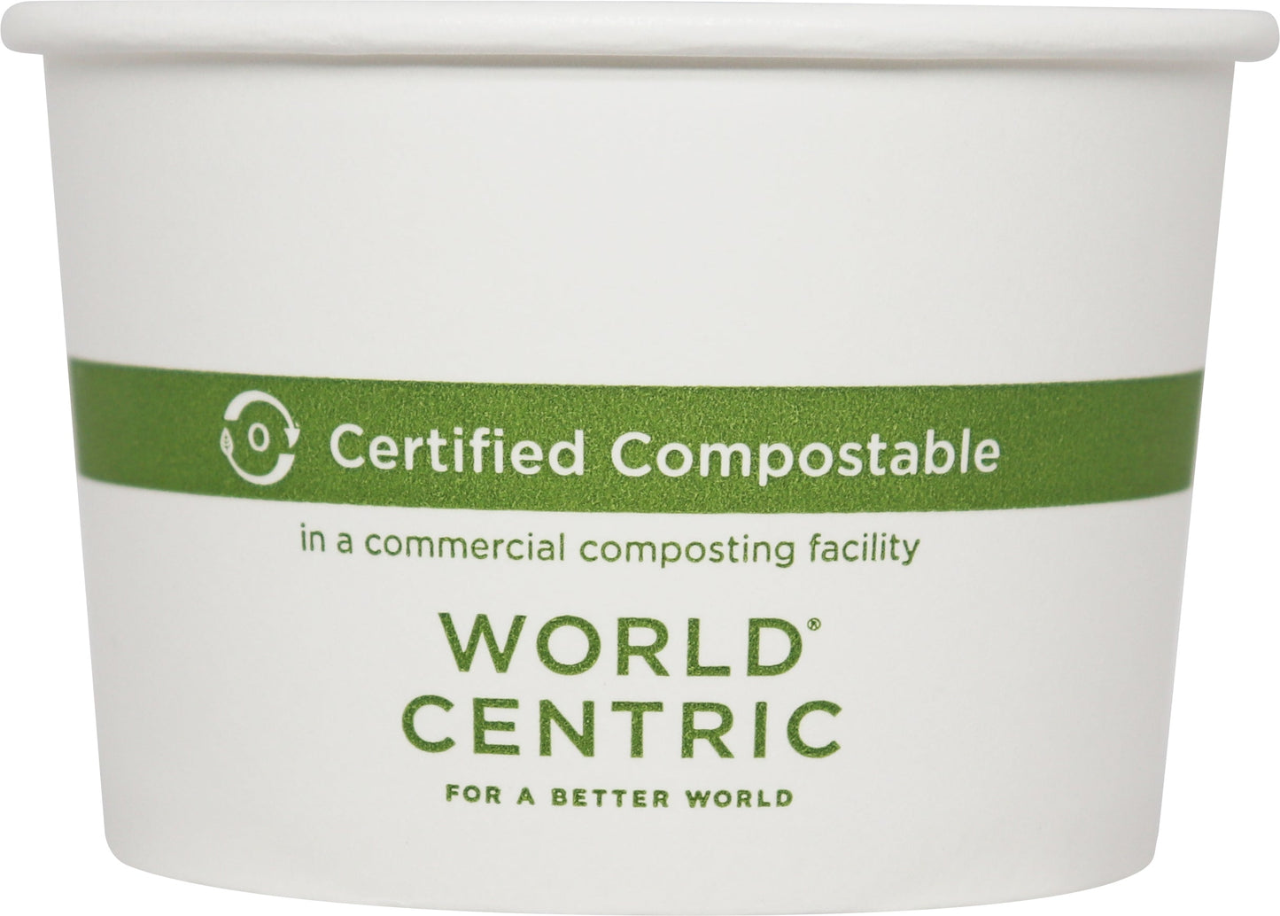 World Centric 8 oz FSC® Paper Bowl, White | 145-Series | 1000/cs