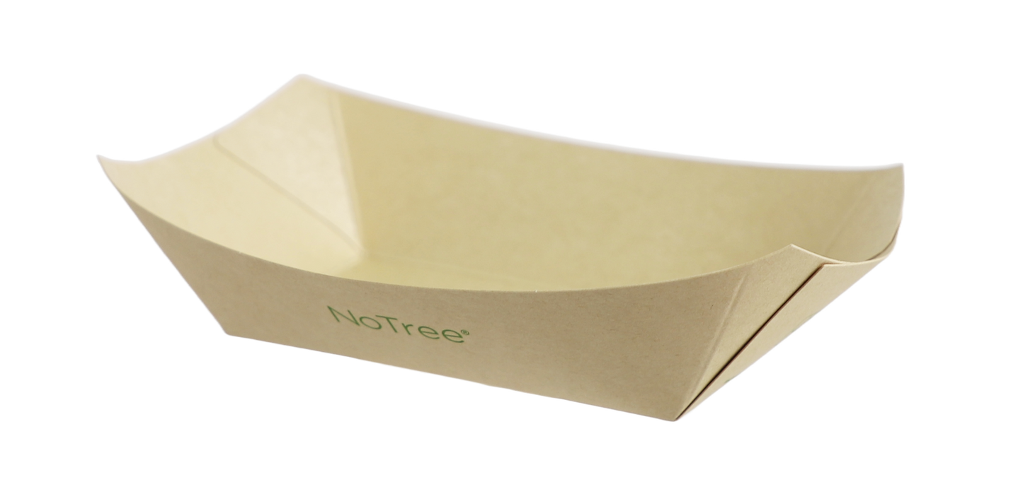 World Centric 1 LB No Tree Boat Tray | 1000/cs