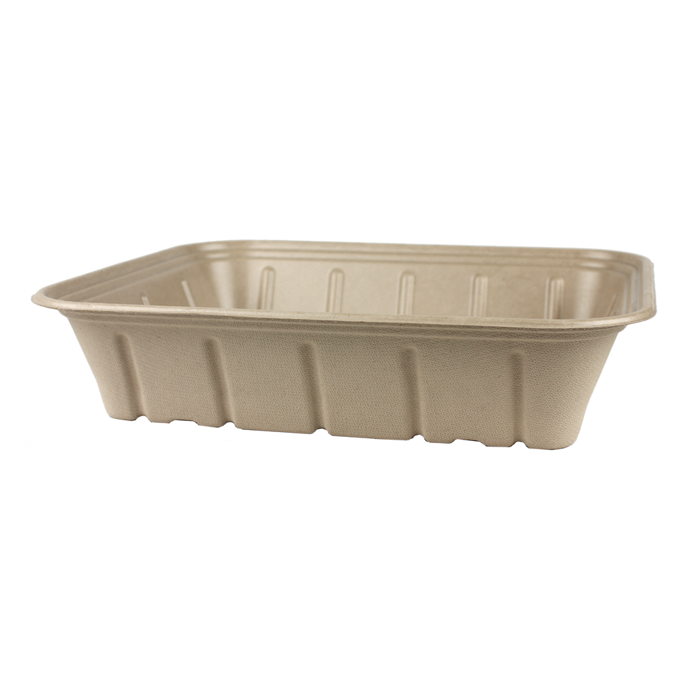 World Centric Half Size (120 oz) Fiber Catering Pan Laminated | 901-Series | 200/cs
