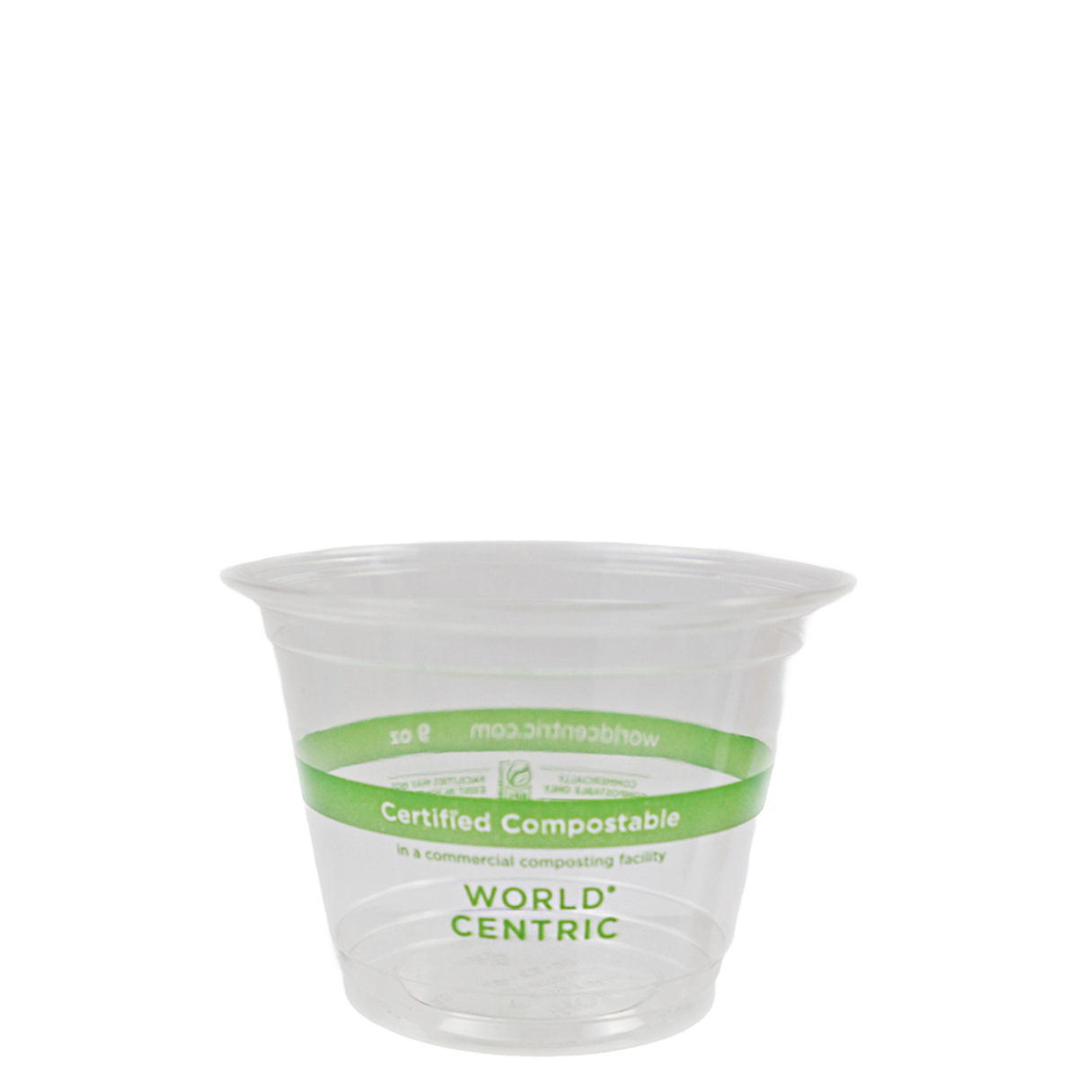 World Centric 9 oz Cold Cup, Squat | 96-Series | 1000/cs
