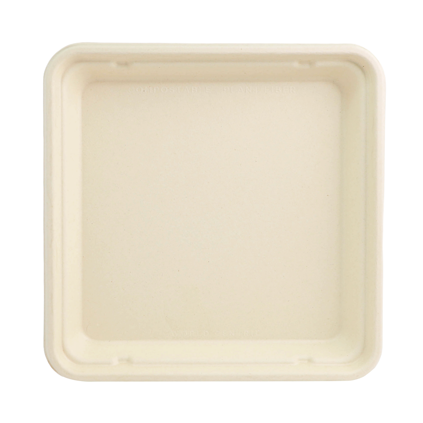 World Centric 8x8 Linear Takeout Container, Shallow | 388-Series | 300/cs