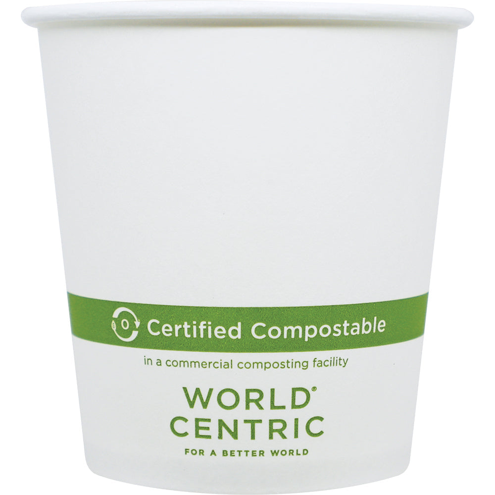 World Centric 10 oz FSC® Paper Hot Cup, White | 89-Series | 1000/cs