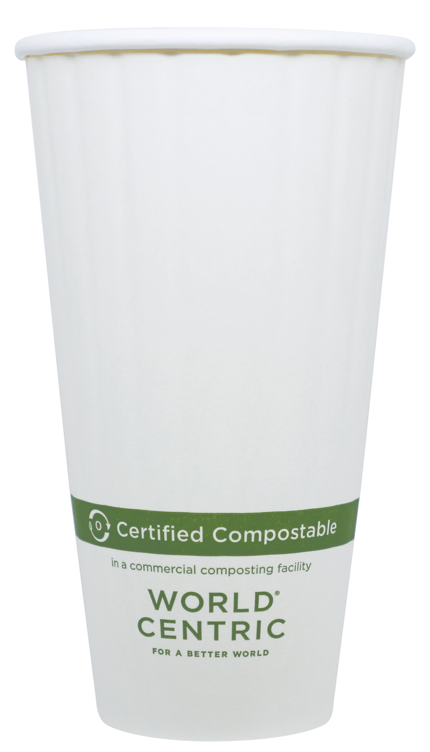 World Centric 20 oz FSC® Paper Hot Cup, White | 89-Series | 1000/cs