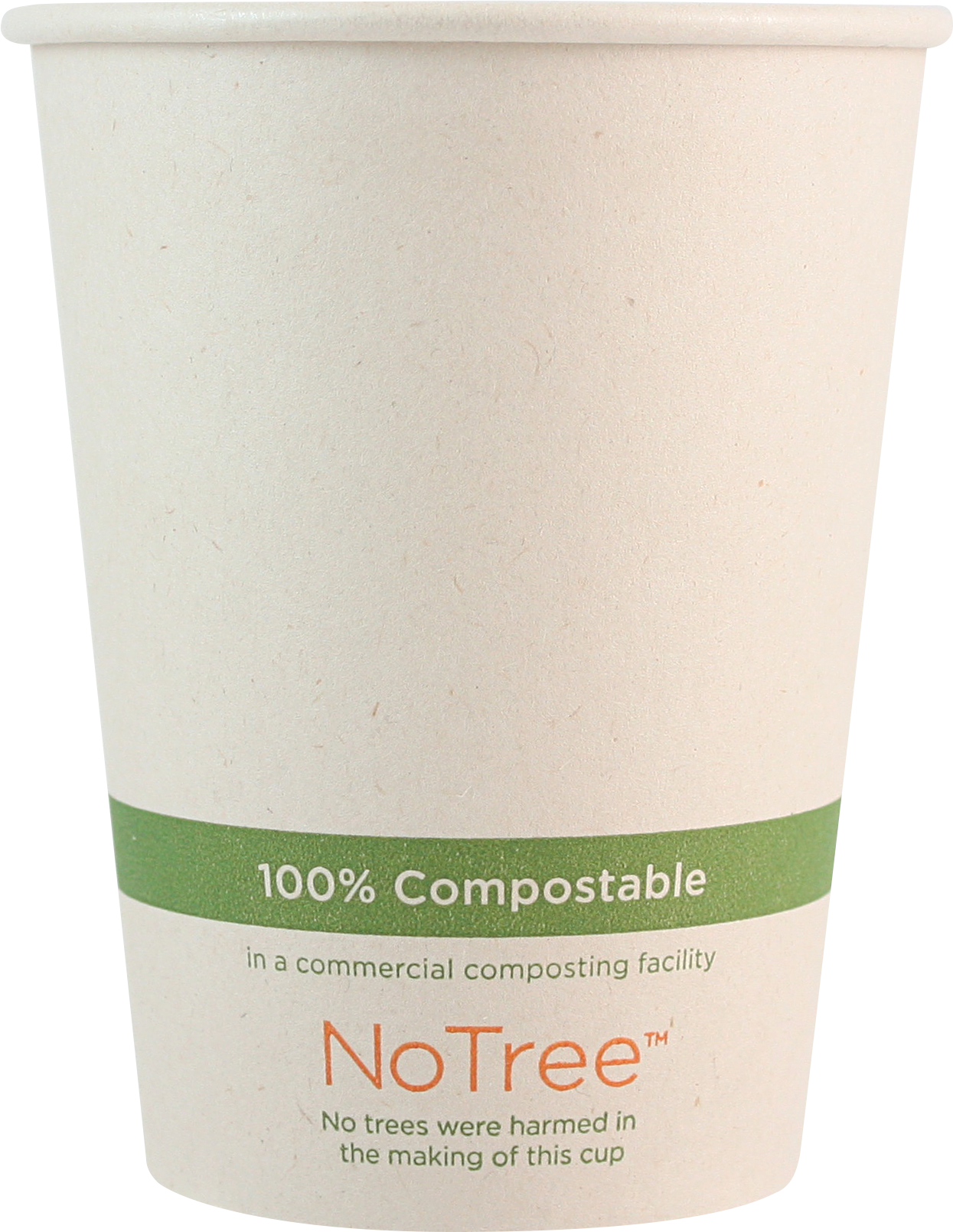 World Centric 12 oz NoTree Paper Hot Cup | 89-Series | 1000/cs