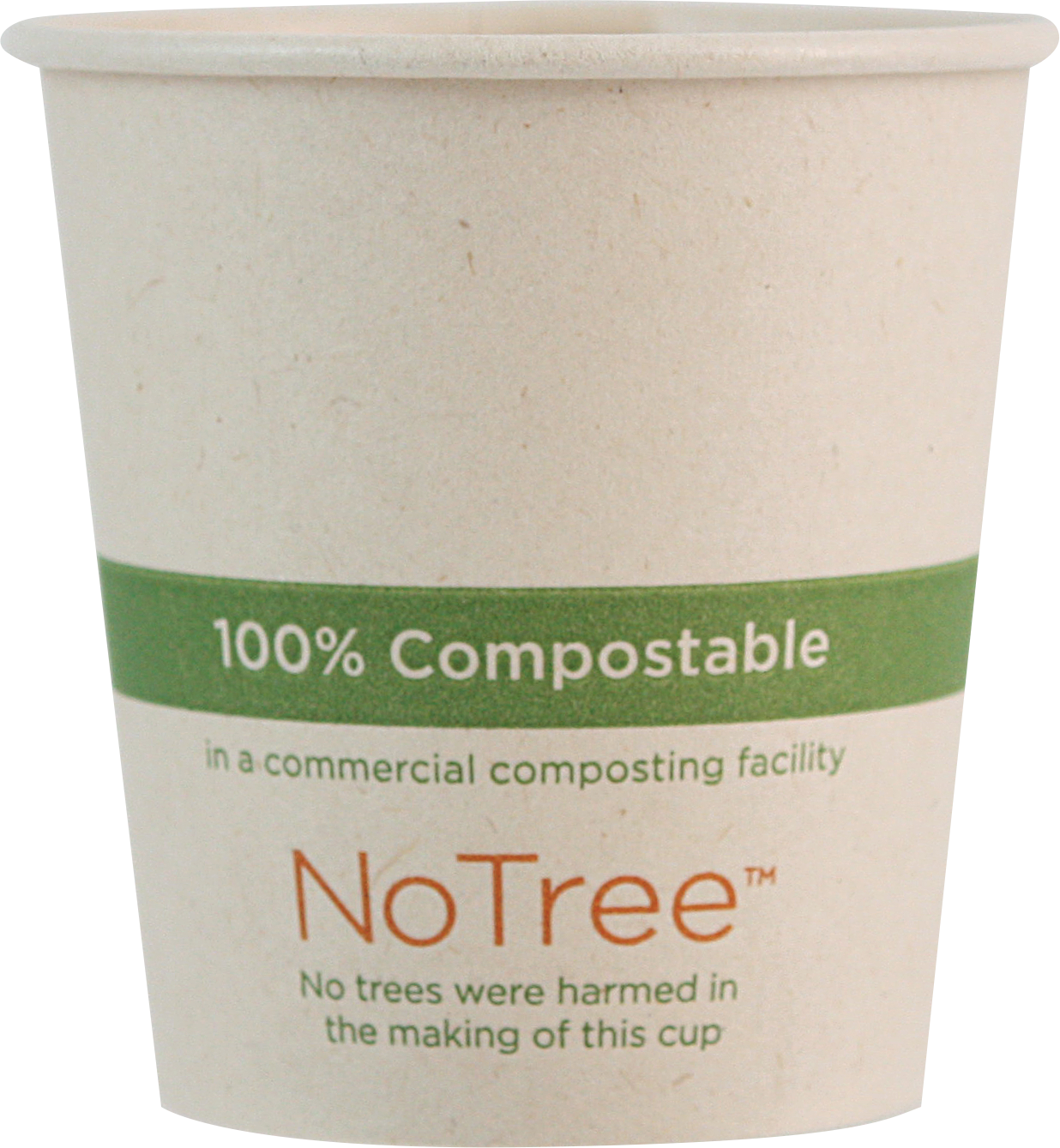World Centric 4 oz NoTree Paper Hot Cup | 26-Series | 1000/cs