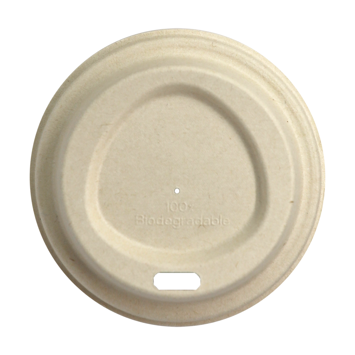 World Centric 79-Series Lid - Fiber - 8 oz Hot Cups, Leaf | 1000/cs