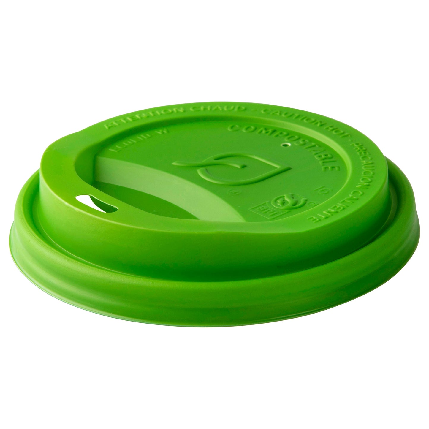 EcoProducts Veridian™ EcoLid Compostable Hot Cup Lids (10-20 oz. | Green) | 88-Series | 800/cs