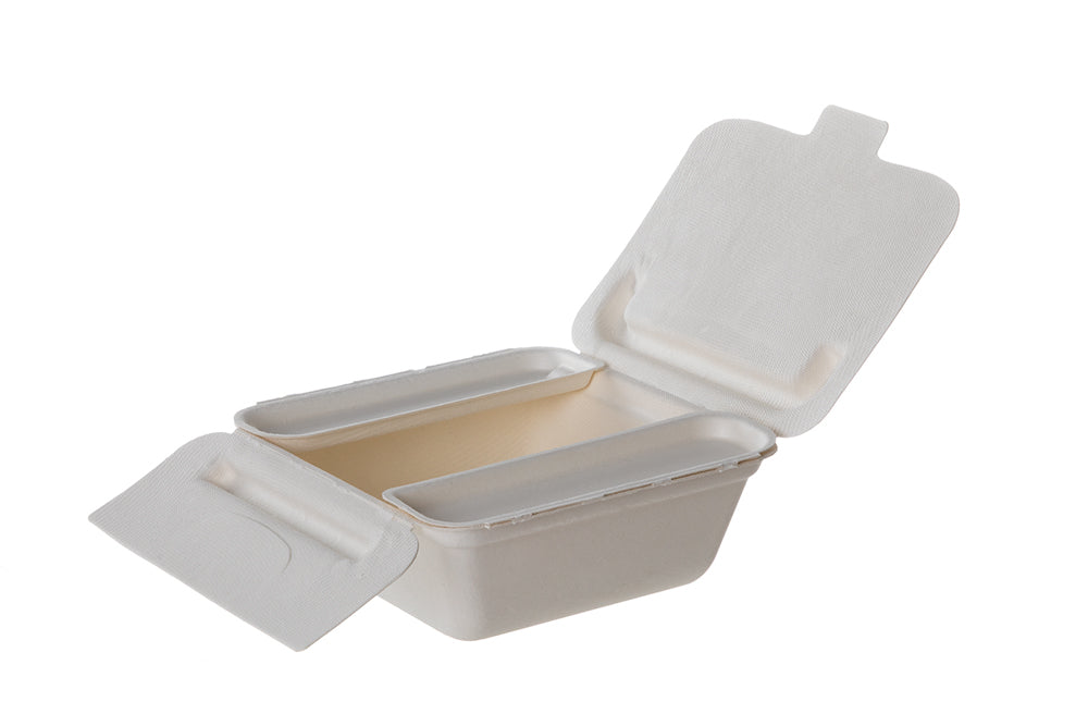 EcoProducts Folia™ (II) Compostable Take-Out Container (6 x 5.4 x 2.5) | 300/cs