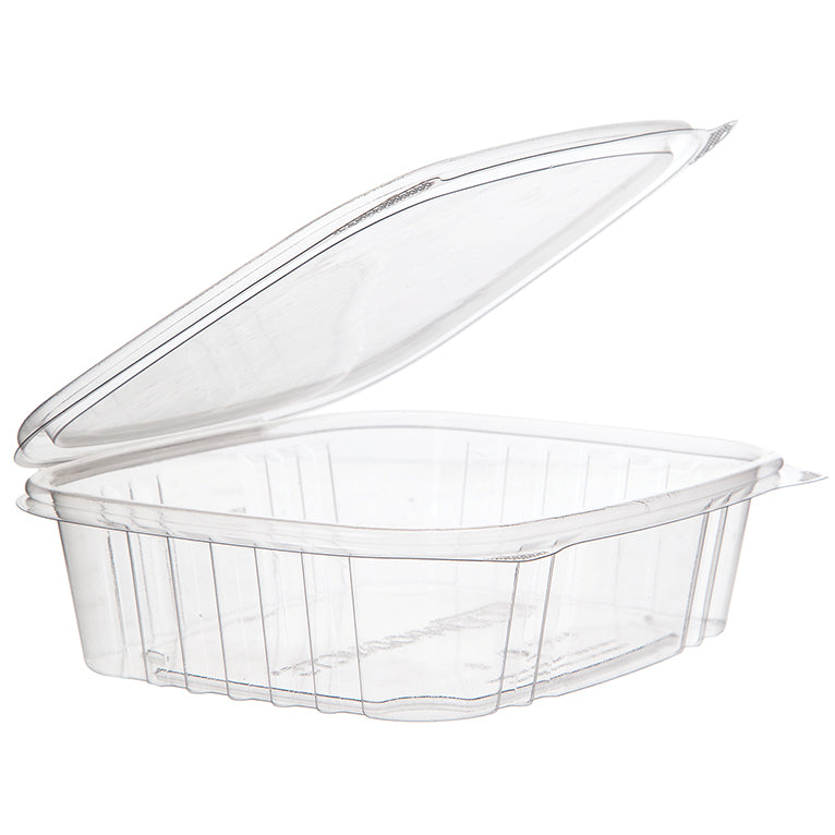 EcoProducts Compostable Deli Containers (Rectangular | Hinged | 24oz) | 200/cs