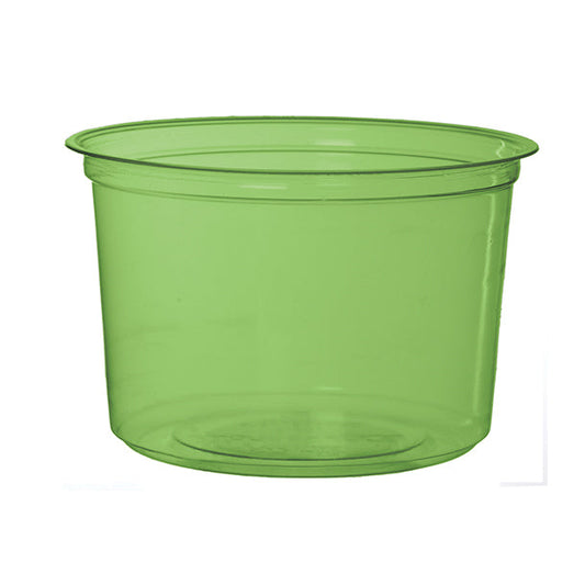 EcoProducts Veridian™ Compostable Deli Containers (Round | 16 oz. | Green) | 642-Series | 500/cs