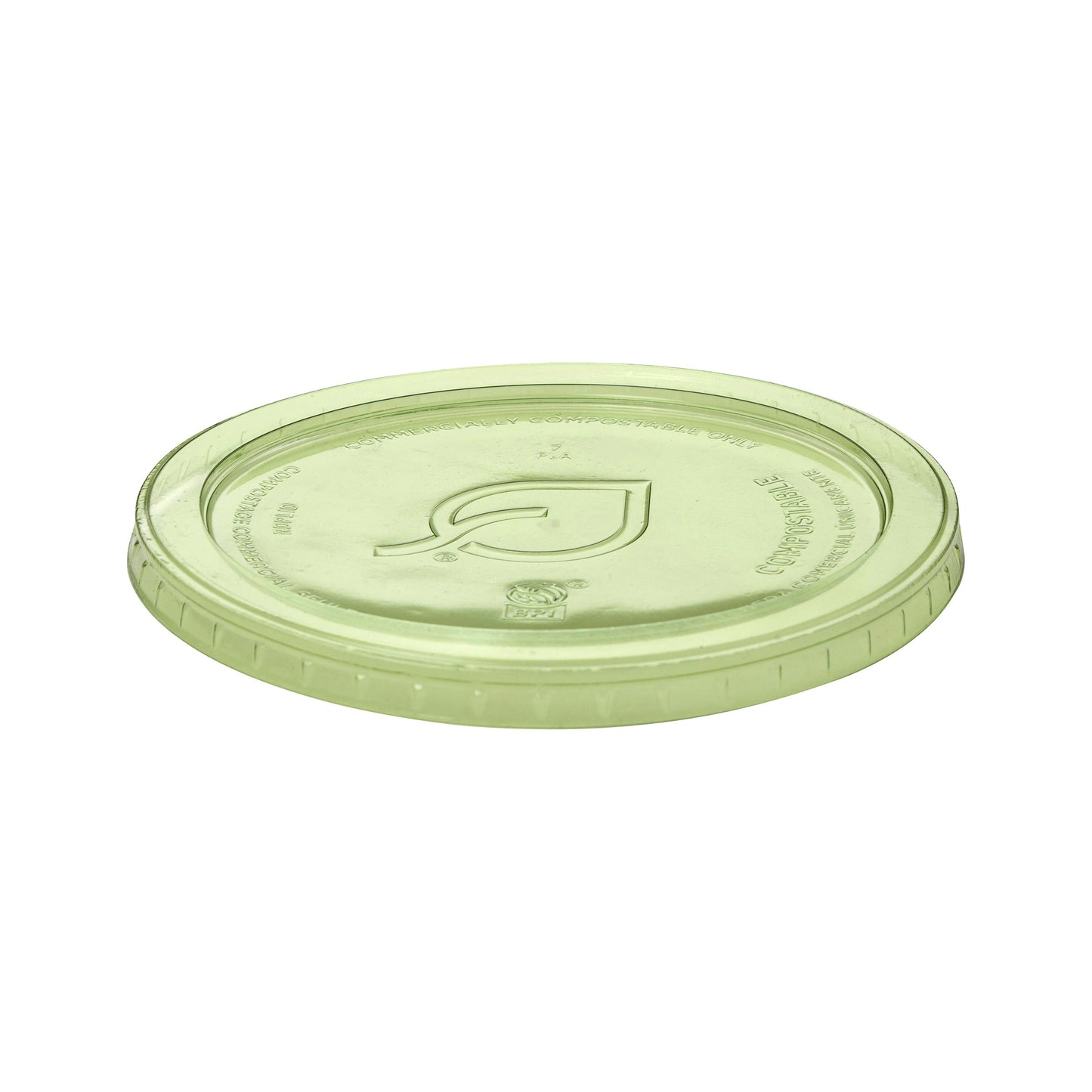 EcoProducts Veridian™ Compostable Round Deli Containers Lids (Fits 8-32oz. Containers | Green) | 642-Series | 500/cs