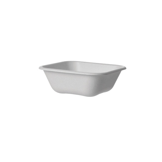 EcoProducts Vanguard™ WorldView™ Compostable Molded Fiber Take-Out Containers (5in | Square | Tall | 800/cs) | 305-Series | 800/cs