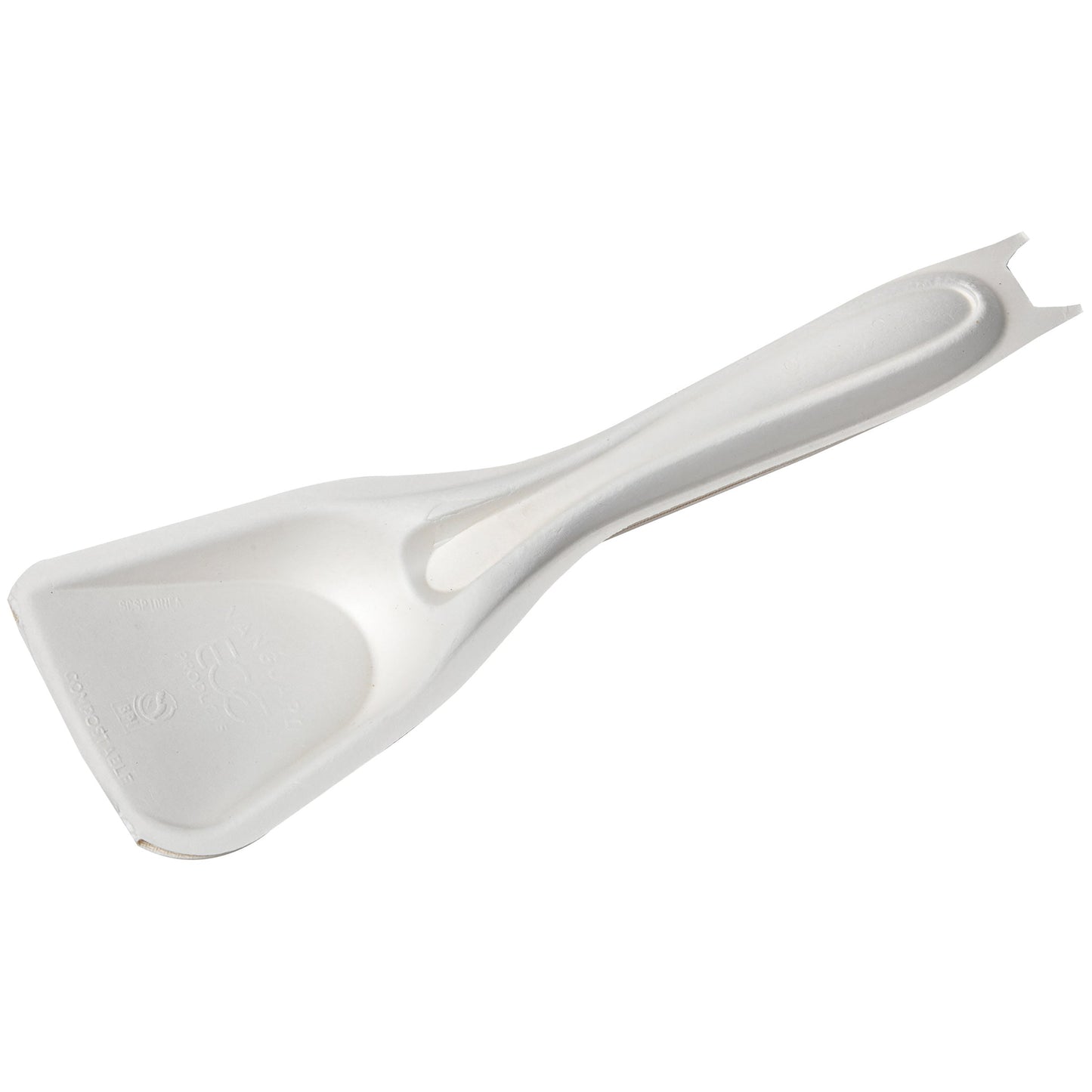 EcoProducts Vanguard Compostable Molded Fiber Serving Spoon and Spatula (10in) | 100/cs
