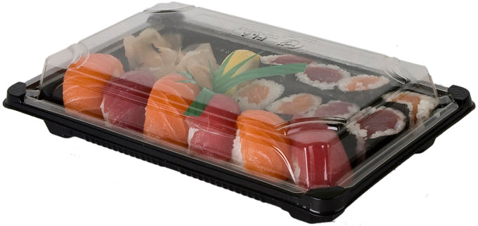 EcoProducts Compostable Large Sushi Containers (6in x 9in) | 600/cs