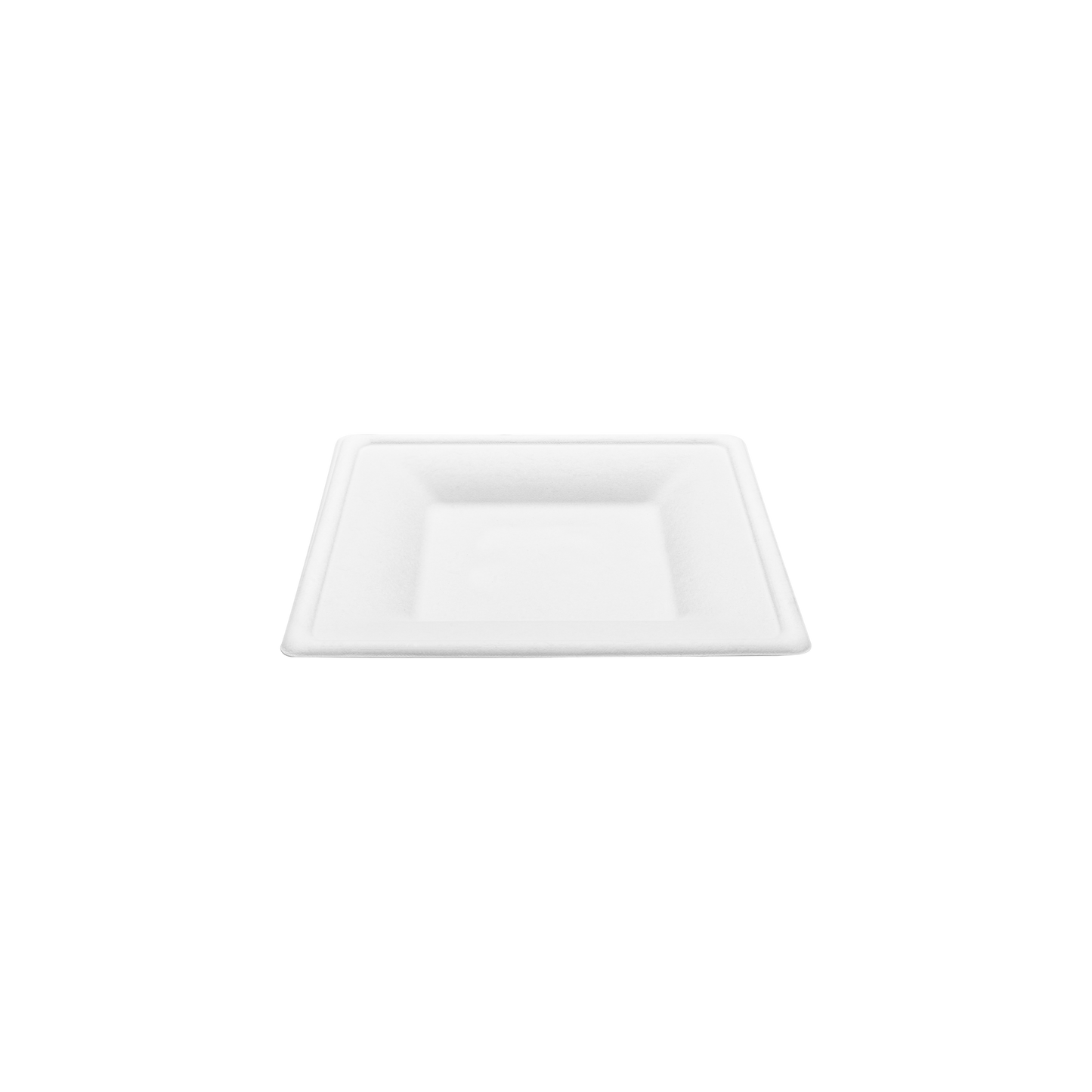 Karat Earth 6 x 6 Fiber Plate | Square | White |FPFAS-Free