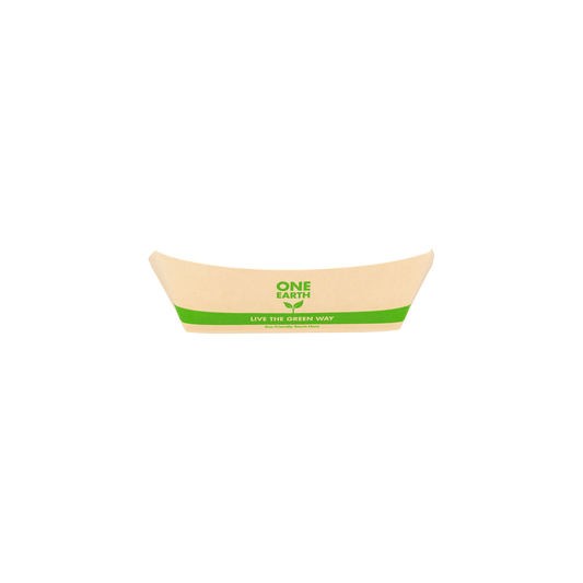 Karat Earth Bamboo Food Tray, 0.5lb| Natural