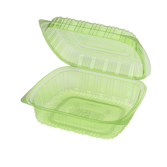 Karat Earth 8 x 8 PLA Hinged Container | Green