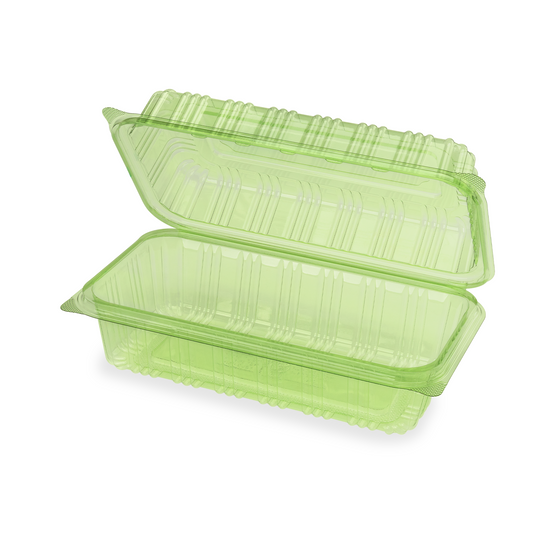 Karat Earth 9 x 5 PLA  Hinged Container | Green