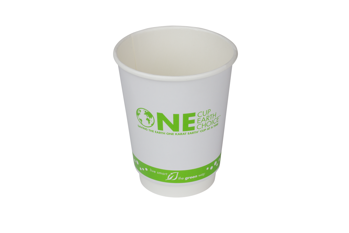 Karat Earth 12oz Compostable Insulated Double-Wall Paper Hot Cup | White | 91-Series