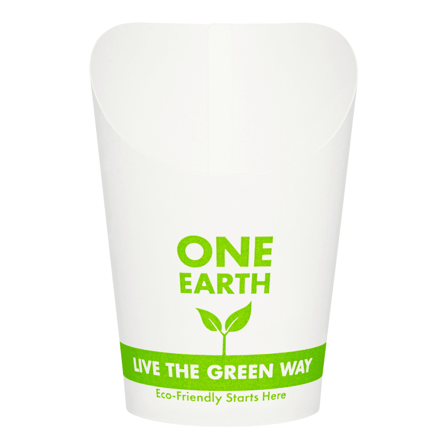 Karat Earth 5.5oz Compostable Paper Scoop Cup | White