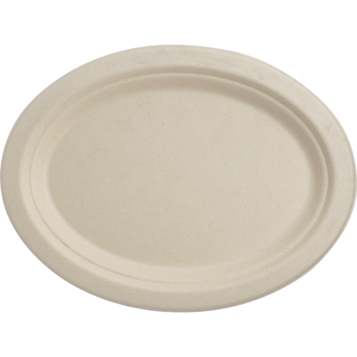 World Centric 10" Fiber Oval Plate | 500/cs
