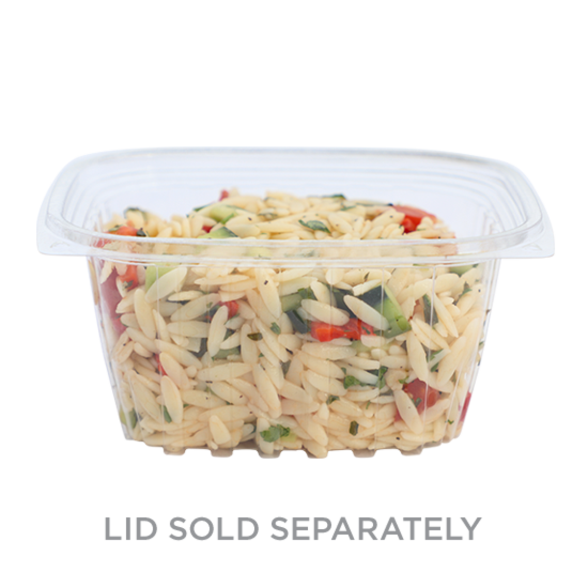 World Centric 16 oz Rectangular Deli, Clear | 601-Series | 900/cs