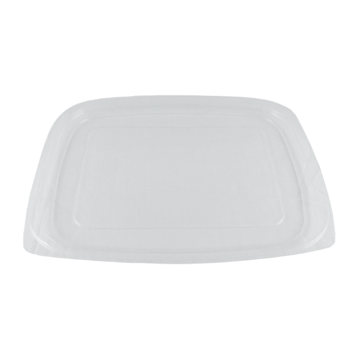 World Centric 602-Series Lid - PLA - 24-32 oz Rectangular Delis | 600/cs