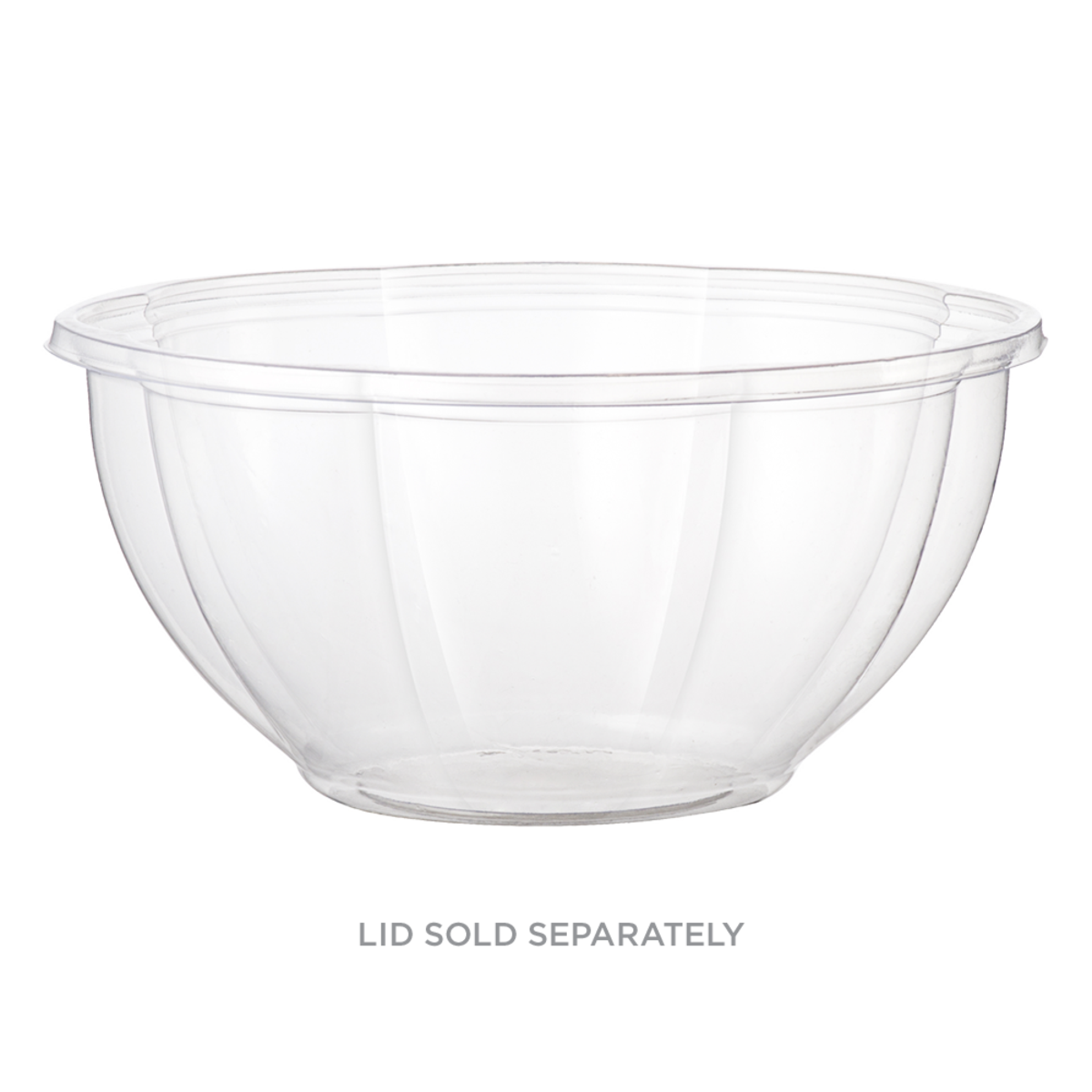 World Centric 32 oz Salad Bowl, Clear | 455-Series | 600/cs