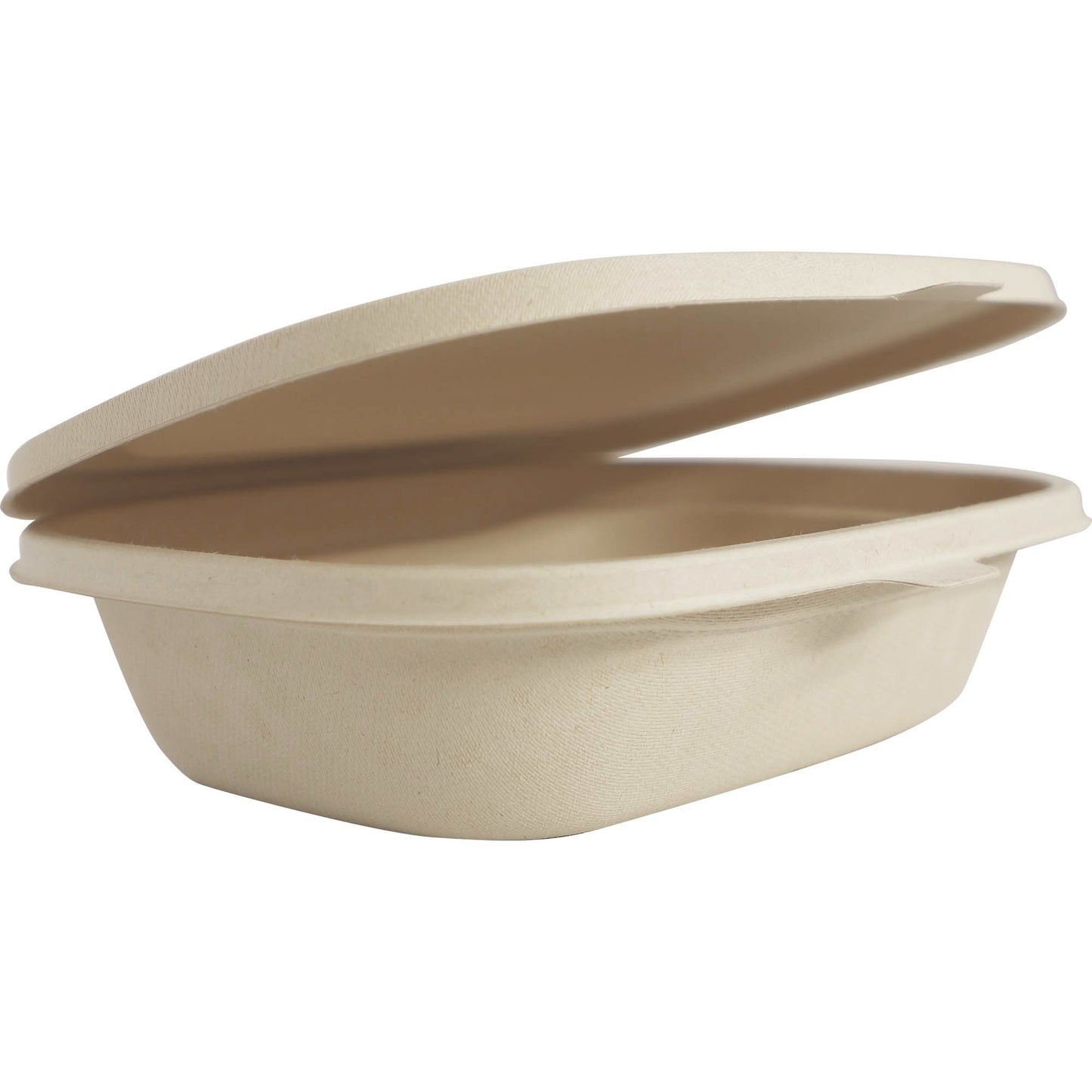 World Centric 32 oz Fiber Burrito Bowl Clamshell | 250/cs