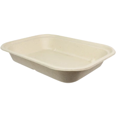 World Centric 10x7.5x1.5” (36 oz) Fiber Container | 215-Series | 400/cs