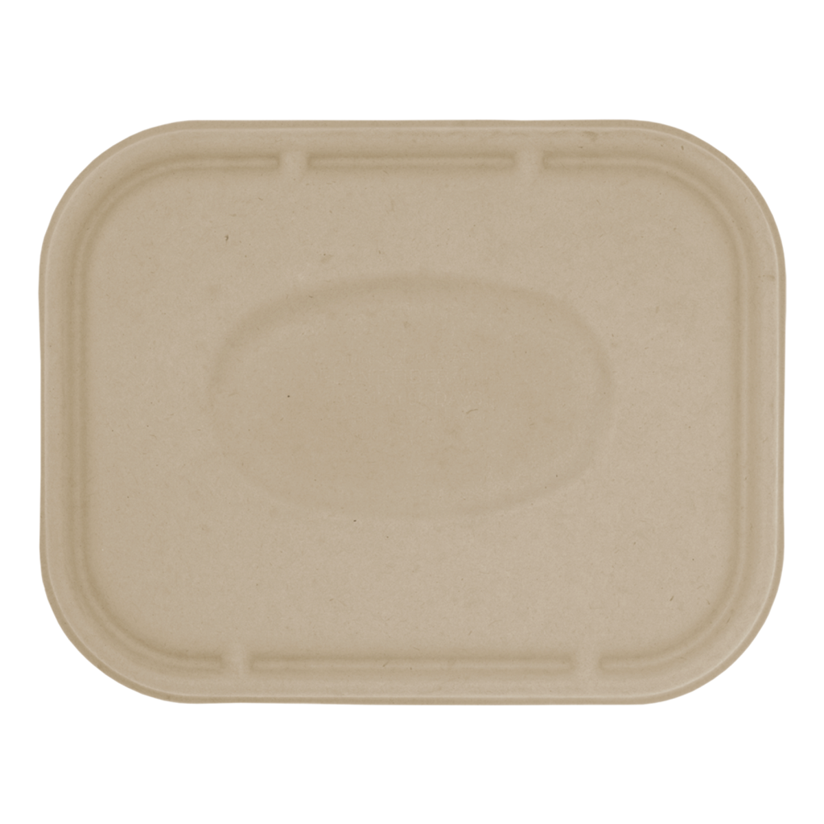 World Centric 215-Series Lid - Fiber - 10x7.5" Containers | 400/cs