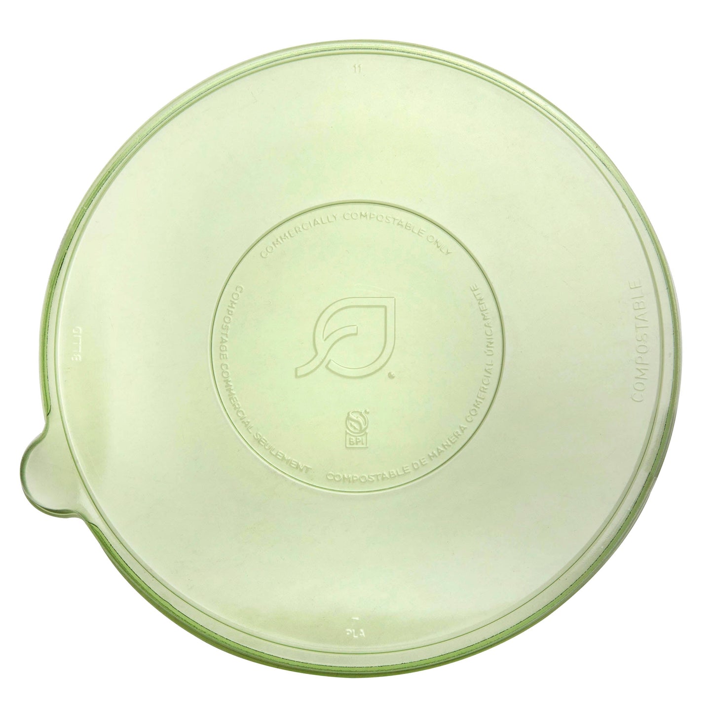 Vegware PLA lid for 24, 32, 48oz coupe bowls | 430-Series | 400/cs