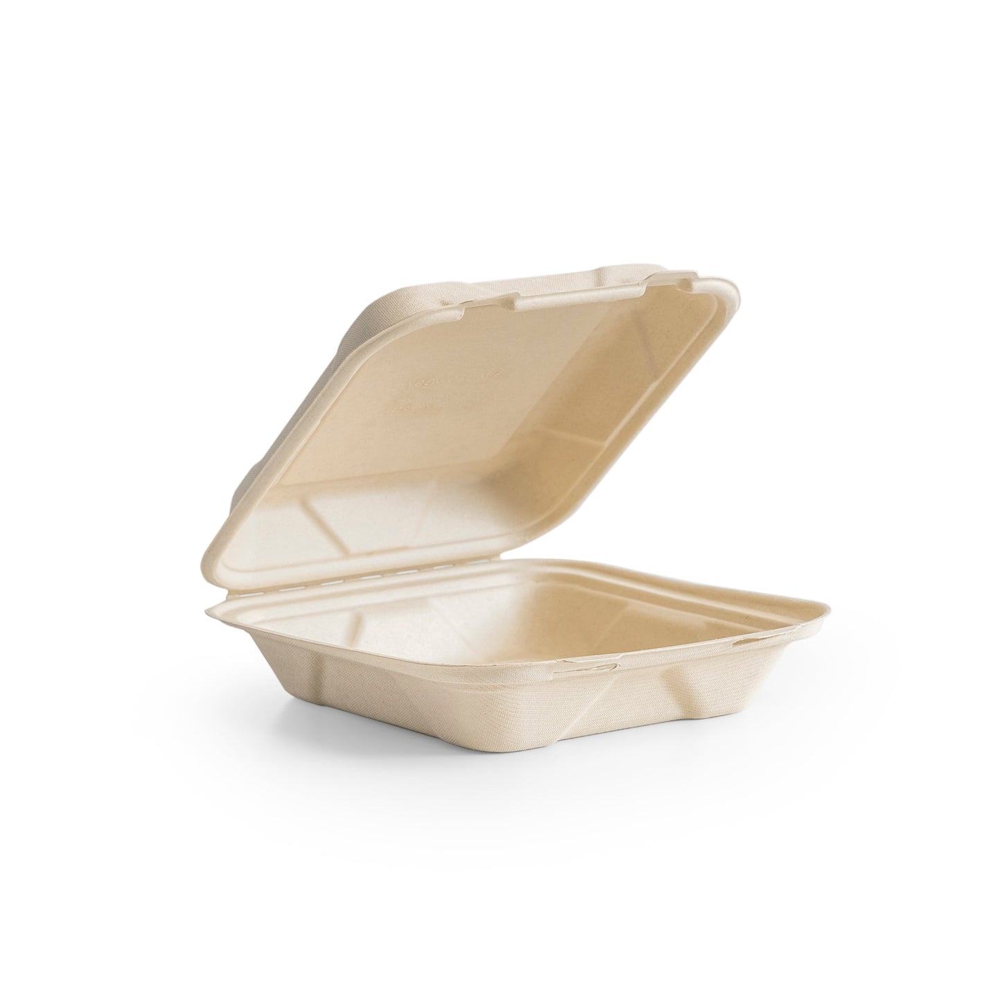 Vegware Nourish 8in Clamshell, Natural Molded Fiber | 200/cs
