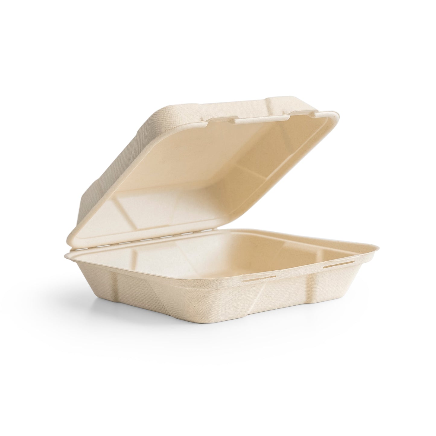 Vegware Nourish 9in Clamshell, Natural Molded Fiber | 200/cs