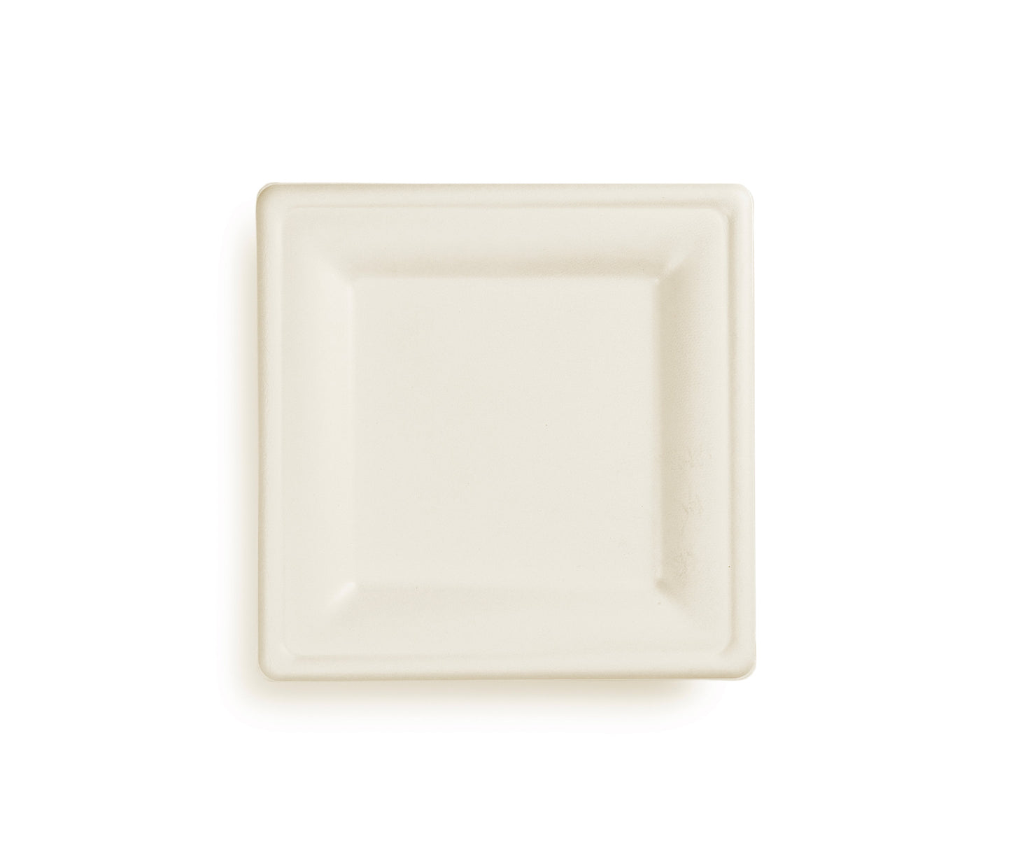 Vegware Nourish 8in Square Plate, Natural Molded Fiber | 500/cs