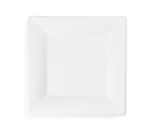 Vegware 10in square molded fiber plate | 500/cs