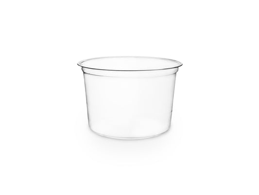 Vegware 16oz PLA round deli container | 632-Series | 500/cs