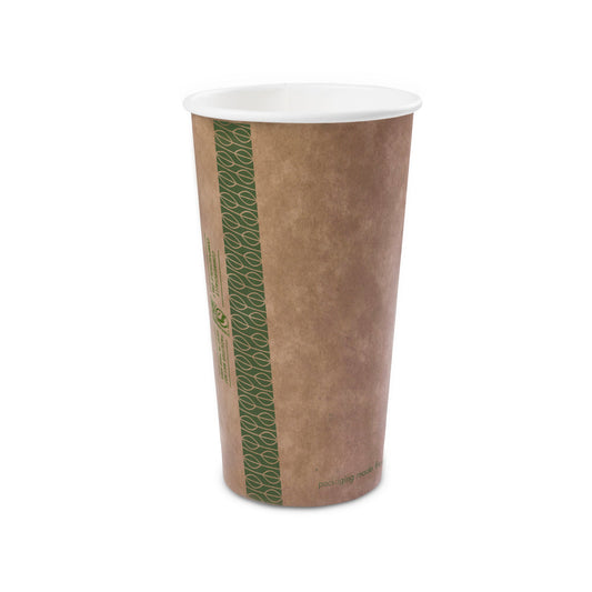 Vegware 20oz brown kraft hot cup | 89V-Series | 1000/cs
