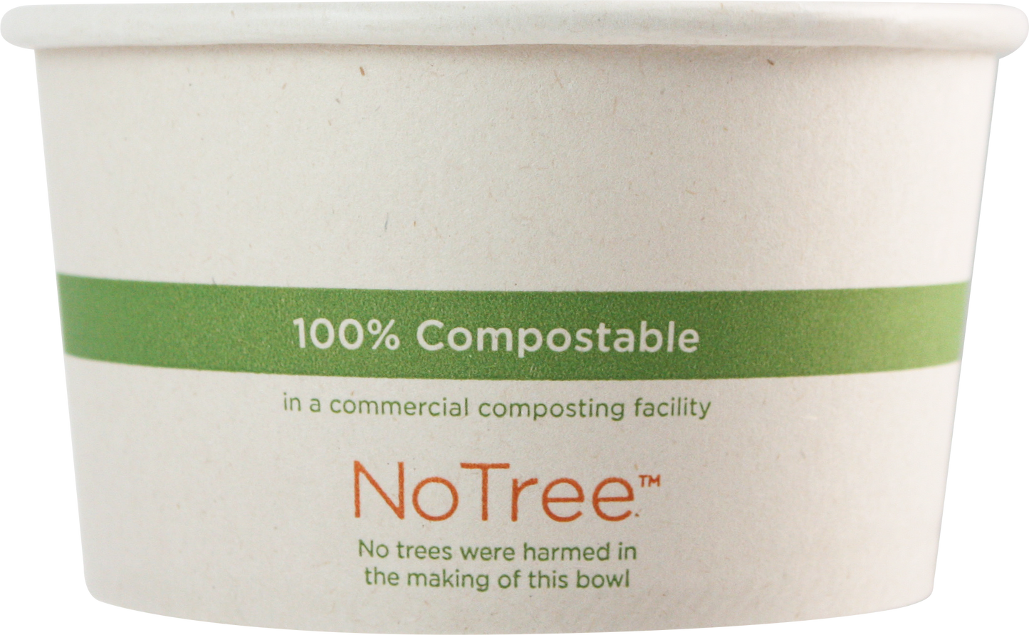 World Centric 12 oz NoTree Paper Bowl   | 155-Series | 500/cs