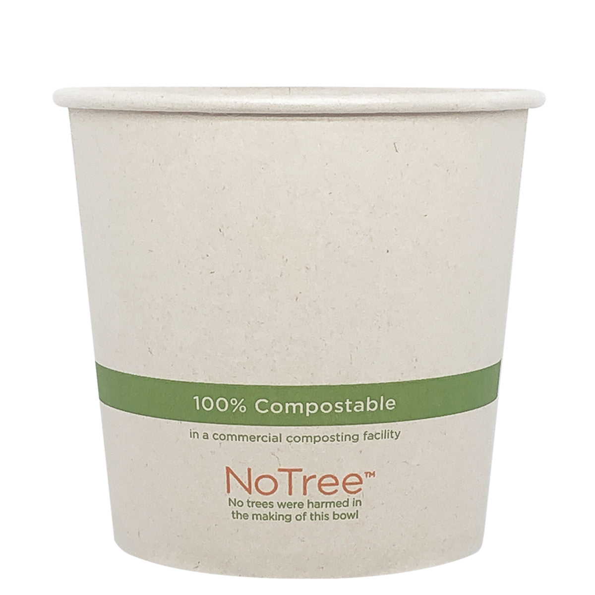 World Centric 24 oz NoTree Paper Bowl   | 155-Series | 500/cs