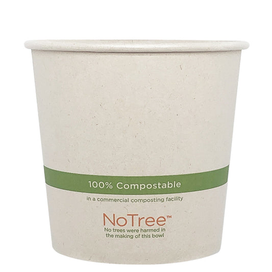 World Centric 24 oz NoTree Paper Bowl   | 155-Series | 500/cs