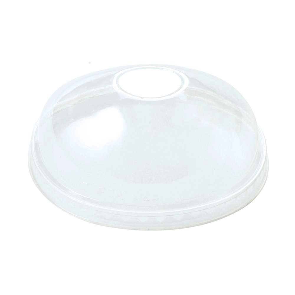 World Centric 155-Series Lid -  PLA - Dome - 12-32 oz Paper Bowls | 500/cs