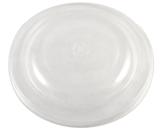 World Centric 415-Series Lid - PLA - 16-32 oz Fiber Bowls, Clear | 300/cs
