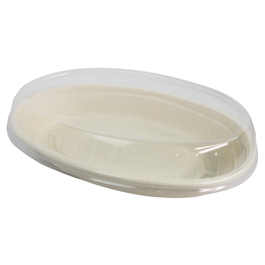 World Centric 732-Series Lid - PLA- 32 oz Burrito Bowls, Clear | 300/cs