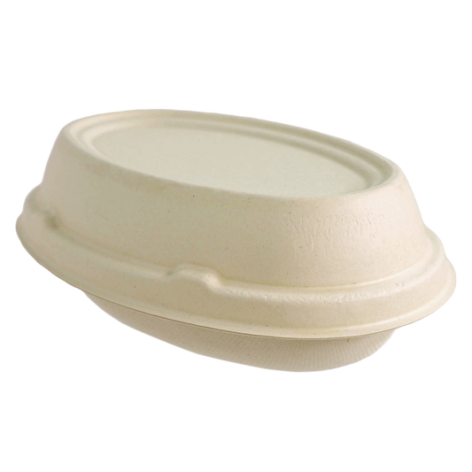 World Centric 718 Series LID - Fiber  18 oz Burrito Bowls, Leaf | 400/cs