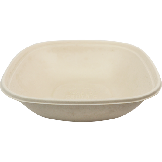 World Centric 48 oz Fiber Square Bowl  | 310-Series | 400/cs