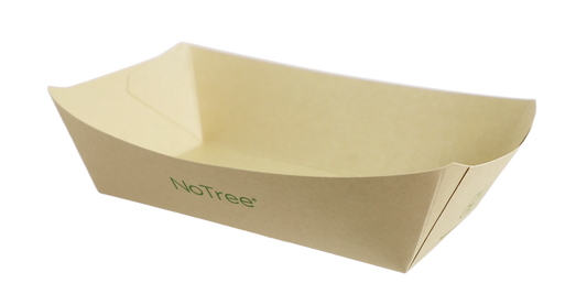 World Centric 5 LB No Tree Boat Tray | 500/cs