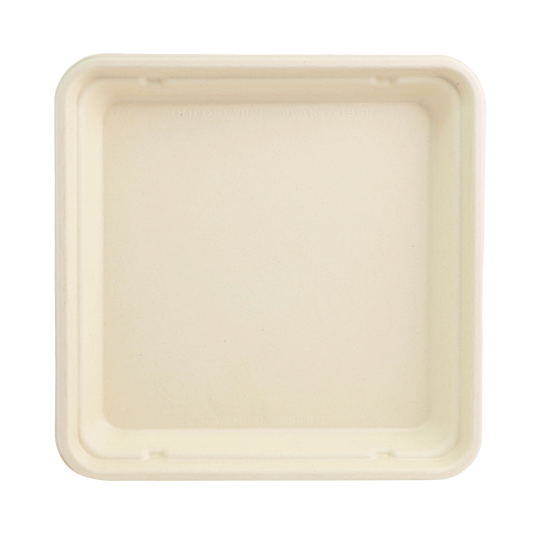 World Centric 8x8 Linear Takeout Container, Shallow  | 388-Series | 300/cs
